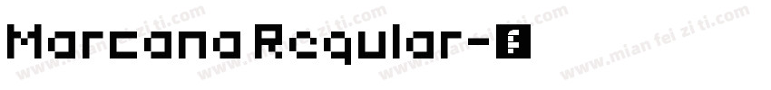 Marcana Regular字体转换